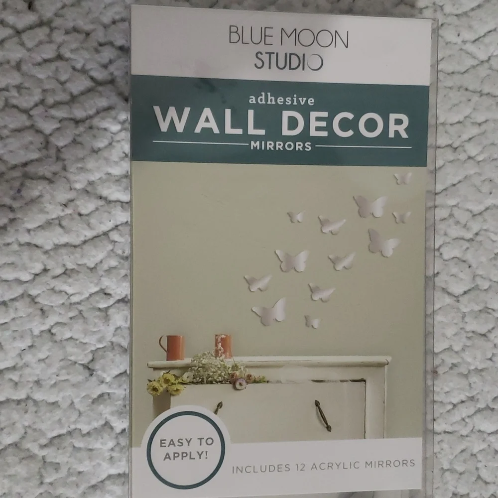 New Blue Moon Studio Butterfly Mirror wall decor